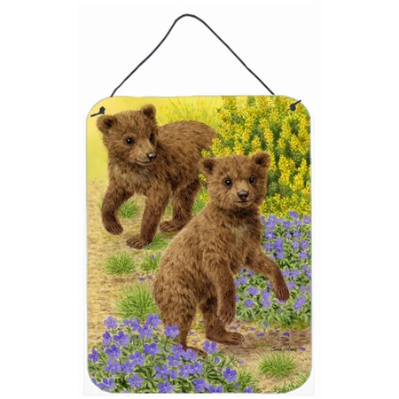 Carolines Treasures Bear Cubs Wall and Door Hanging Prints ASA2085DS1216